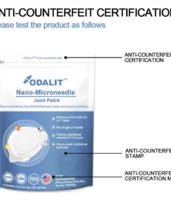 ODALIT™ Nano-microneedle joint patch