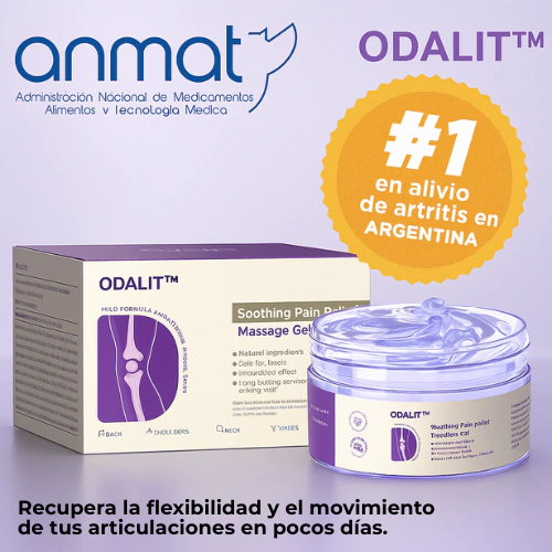 ODALIT ® Gel de masaje calmante para artritis - Chau dolor, hola bienestar en 3 minutos