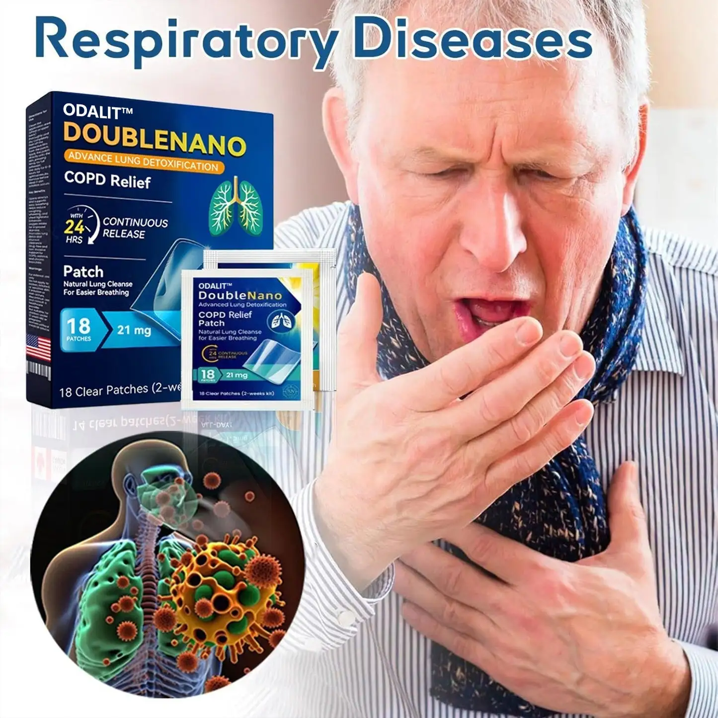 ODALIT™ DoubleNano COPD Relief Patch