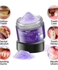 ODALIT™ TeethRestoration Mineral PowderObtain American Dental Association (ADA) Certification (Treats periodontitis and mouth ulcers, prevents tooth loss, and repairs gum recession