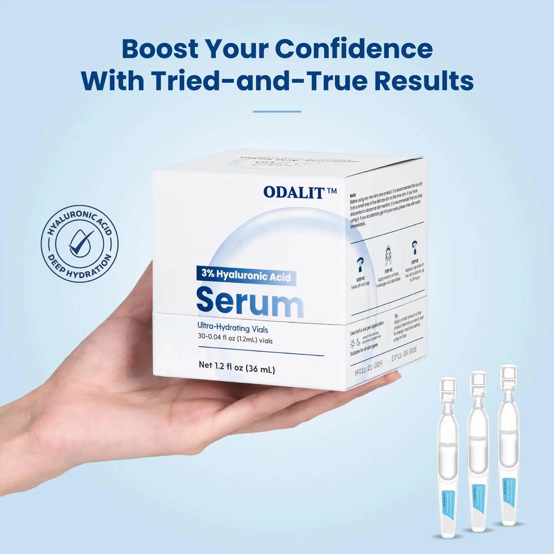 ODALIT™ 3% Hyaluronic Acid Ultra Hydrating Serum