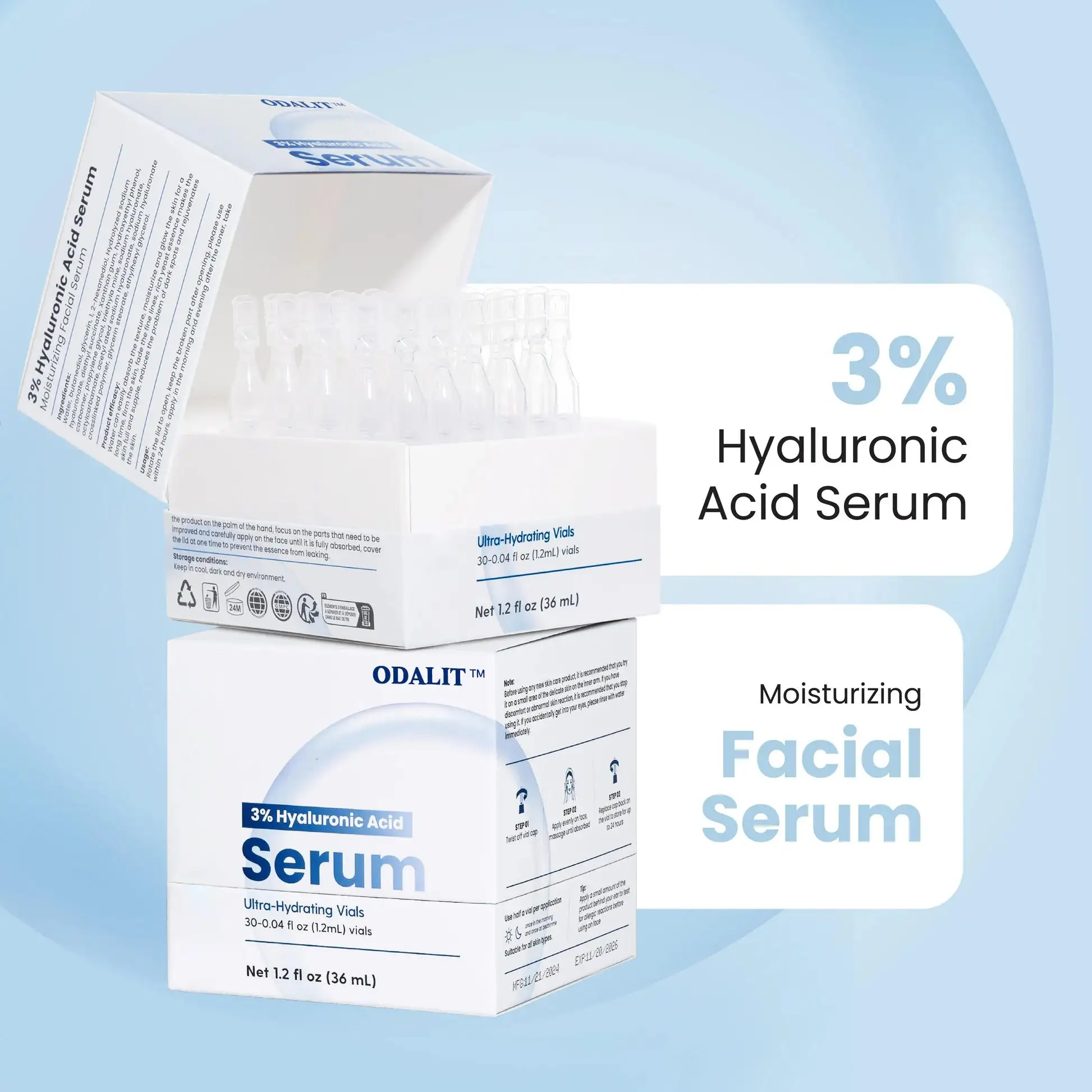 ODALIT™ 3% Hyaluronic Acid Ultra Hydrating Serum